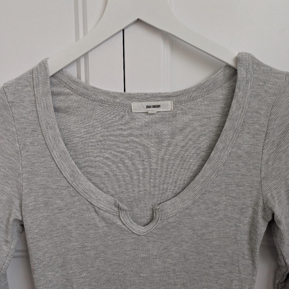 Joah Brown Henley Long Sleeve - Picture 3 of 6